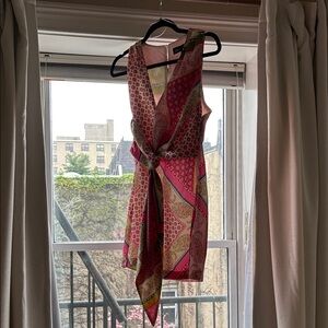 Zara Pink Handkerchief Dress